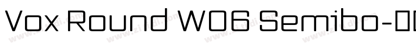 Vox Round W06 Semibo字体转换 Vox Round W06 Semibo字体转换